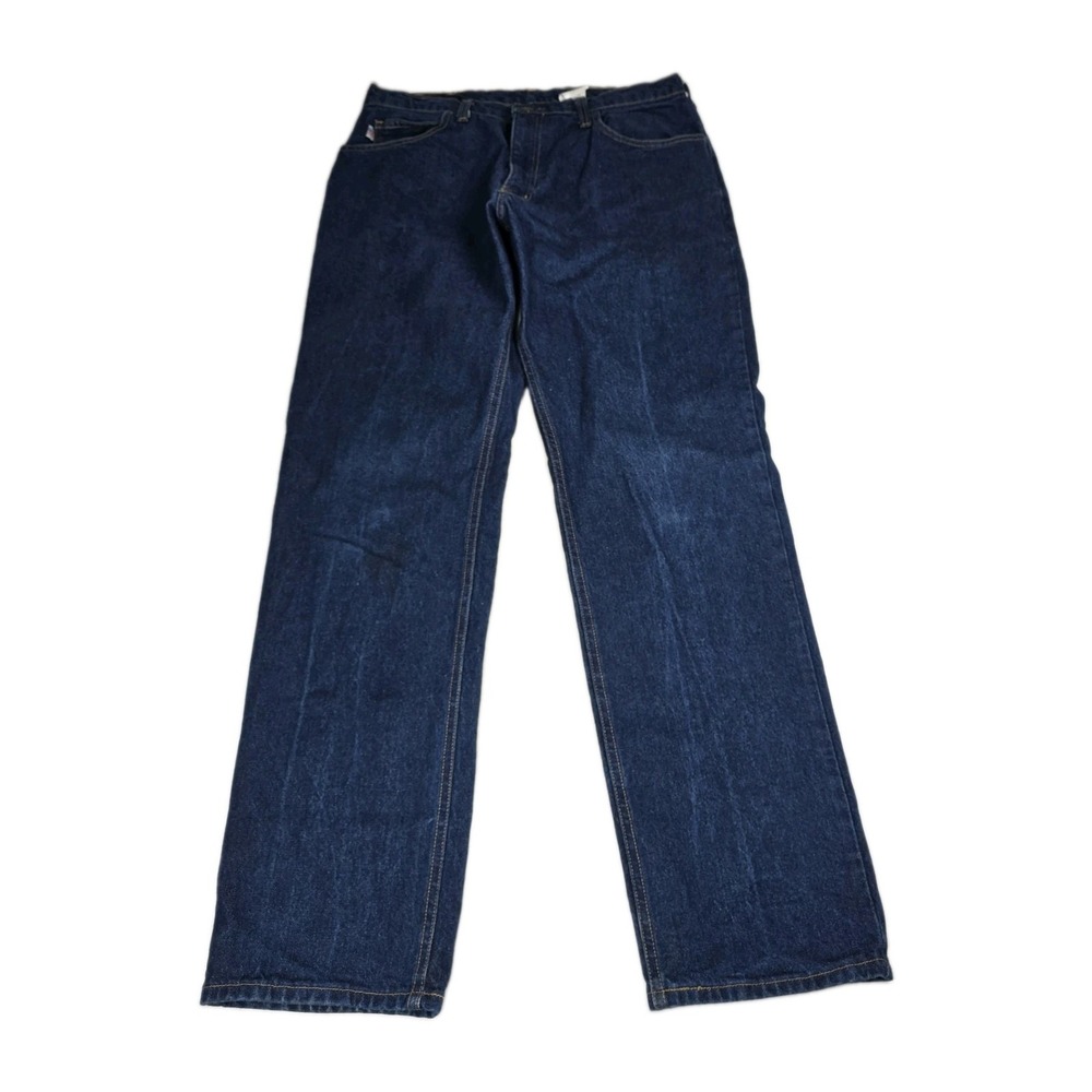 All American Clothing Co Jeans Mens 36x36‎ Blue Denim Straight Leg USA Made 36
